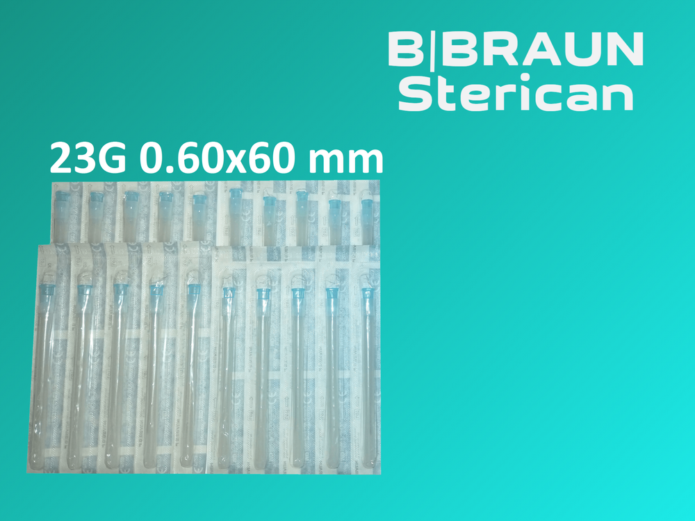 Игла инъекционная 23G (0,6х60мм)  СТЕРИКАН (Sterican) уп.100 шт.Б.Браун, Германия