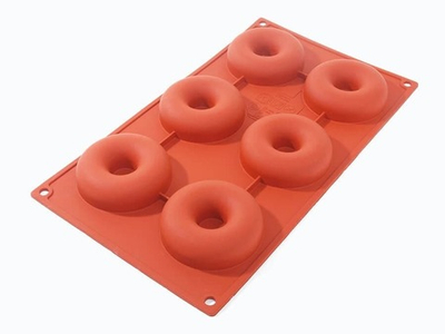 Силиконовая форма для выпечки «Пончики» SA0011, Silico, Россия