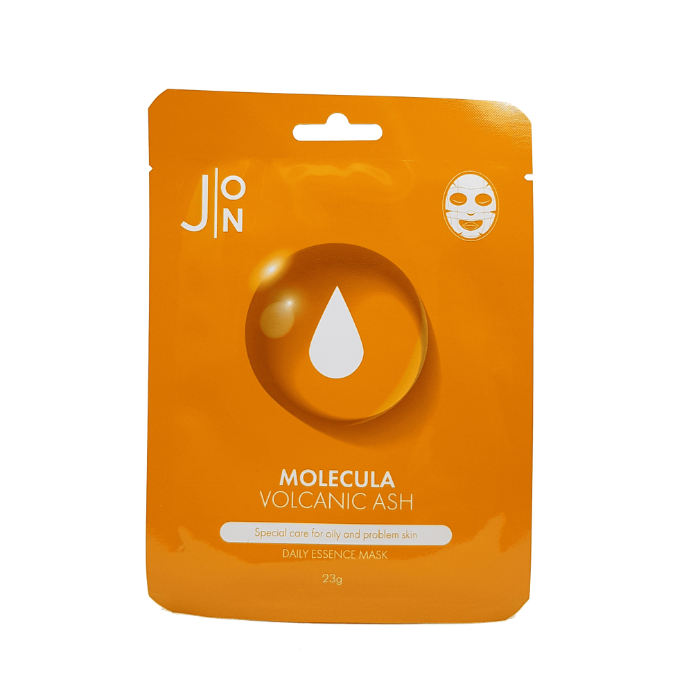Тканевая маска для лица с экстрактом вулканического пепла J:ON Molecula Volcanic Daile Essence Mask
