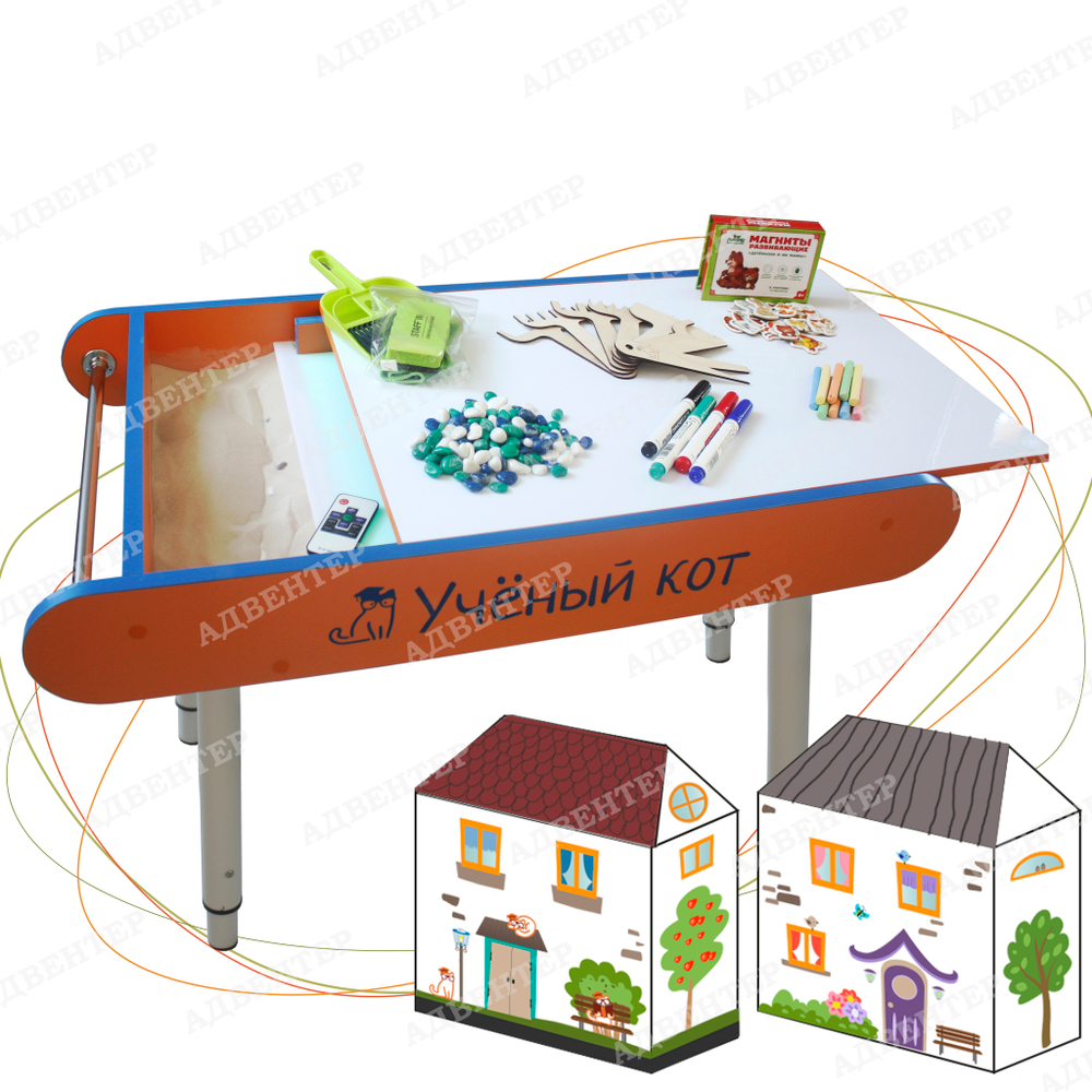 Световой песочный стол "Ученый Кот Плюс"