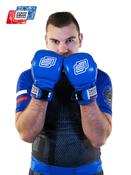 Перчатки Союз ММА TFG (синие)