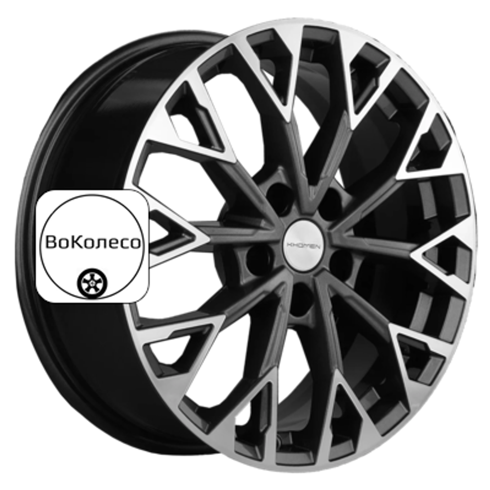 7x17/5x114,3 ET40 D57,1 KHW1718 (Besturn X40) Gray-FP Khomen Wheels