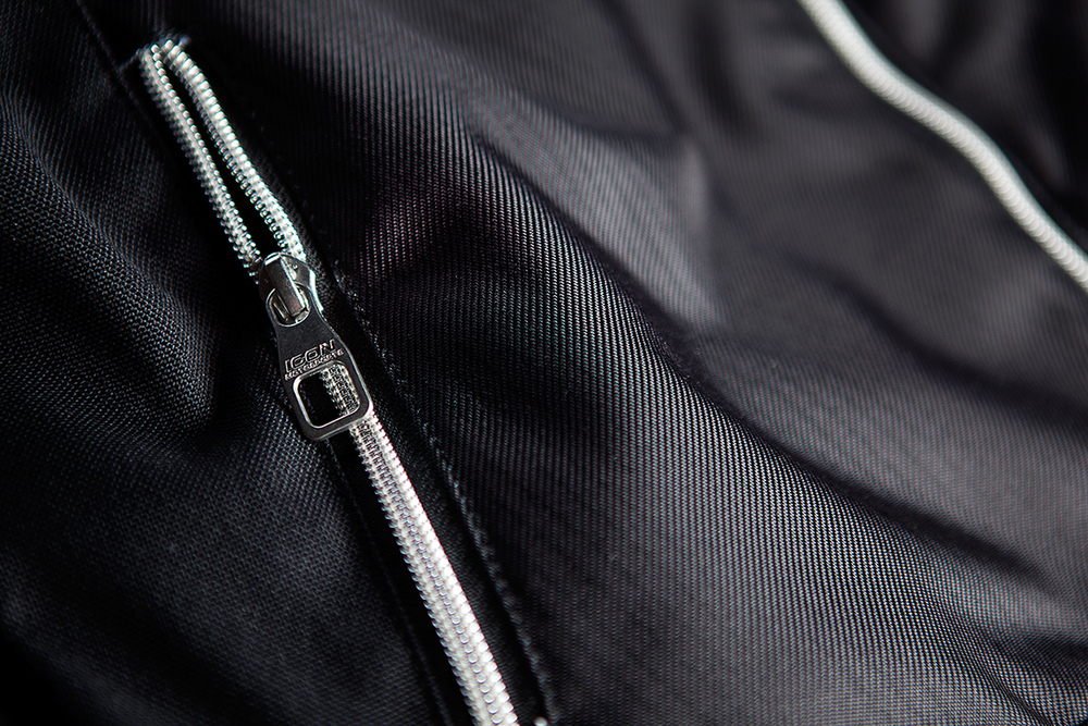 Мотокуртка - ICON HELLA 2 (женская, текстиль, черная)