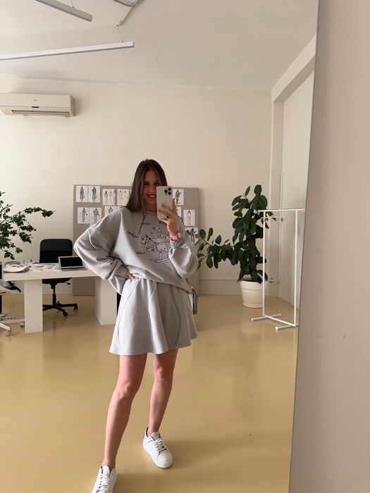 СВИТШОТ РЕНА ДЫМЧАТЫЙ ВОЛК ЩЕЛК