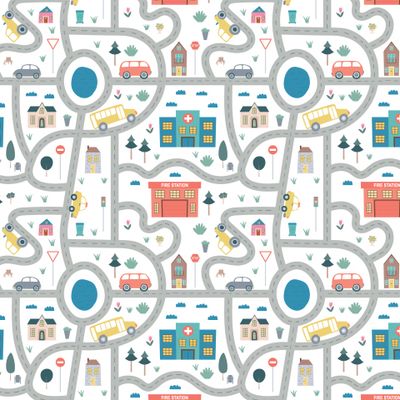 Карта города детская