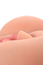 Мастурбатор-вагина без вибрации Adarashi 2 с двойным слоем материала (Цвет: телесный)