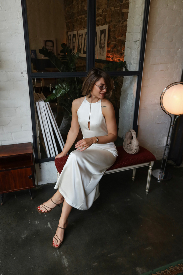 Платье комбинация