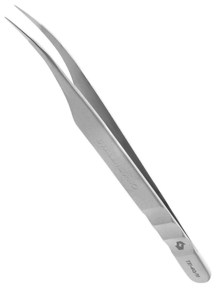 Пинцет профессиональный для ресниц ЭКСПЕРТ 40 ТИП 11 (изогнутый)