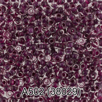 Бисер Чехия "GAMMA" круглый 1 10/0 2.3 мм A502 бордовый ( 38029 )