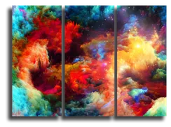 Модульная картина "Волшебный цвет"