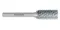 Борфреза твердосплавная Karnasch форма F, 6х18х6х50 мм, насечка HP-6, покрытие Blue-Tec, арт. 11.5054-030