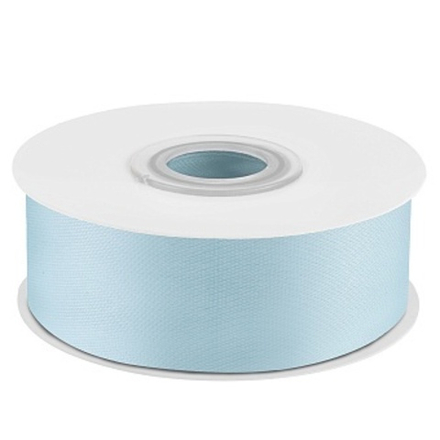 Лента атласная (2,5 см*22,85 м) Небесно-голубой