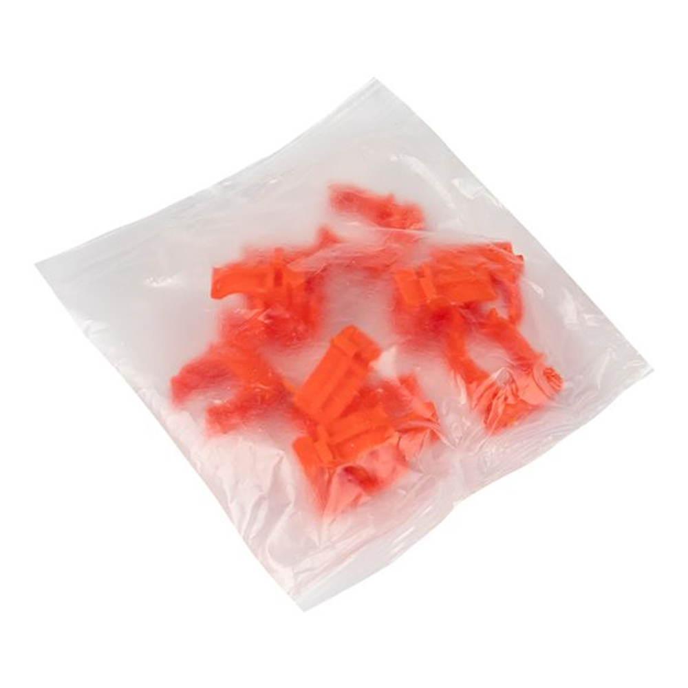 Крепеж-клипса d16 мм (10 шт) оранжевая EKF-Plast (10.00 шт.)