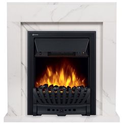 Портал Firelight Simple Classic белый мрамор