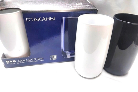 ✨️Набор стаканов для сока,коктейля "Инь-Янь" 6 шт.