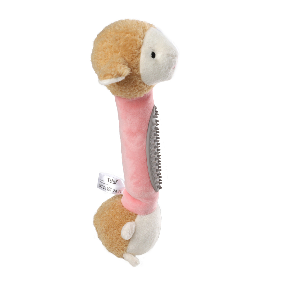 Игрушка для собак мягкая "Овечка с тренажером для зубов", 275мм , Triol