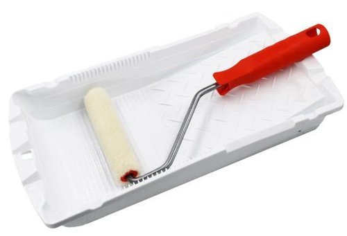 Набор  Валик мини Велюр 100мм d15мм + ванночка 150*300мм  /670-0100