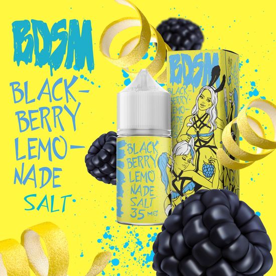 Жидкость BDSM (30 мл, 20 мг HARD SALT) Blackberry Lemonade