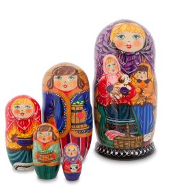 Народные промыслы МР-15/ 4-I Матрешка 5м «Семейка»