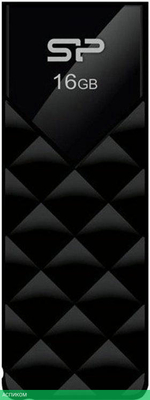 USB Flash-накопитель Silicon-Power Ultima U03 16Gb черный (SP016GBUF2U03V1K)