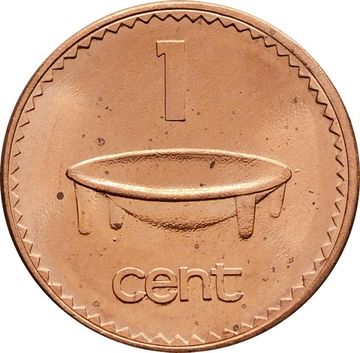 1 цент 1992 Фиджи