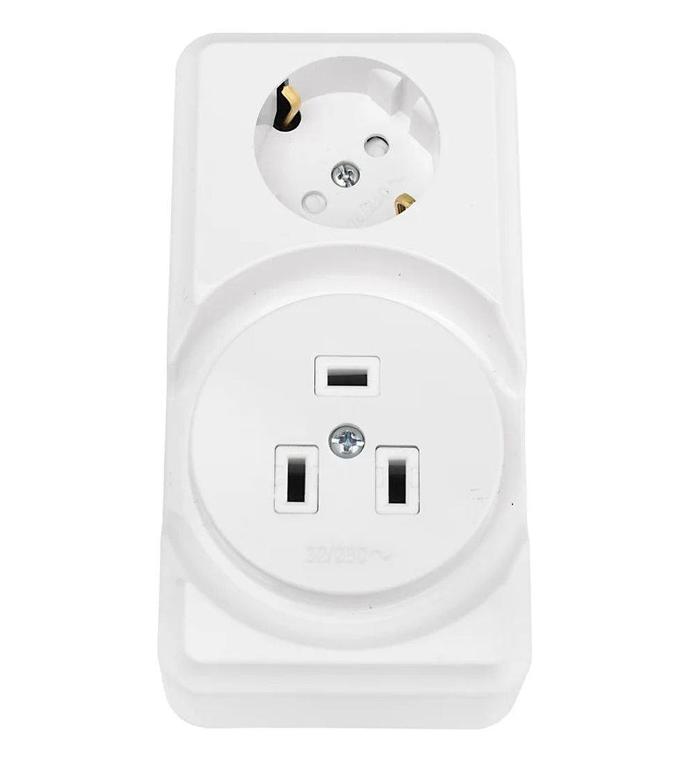 Розетка для электроплиты с/з 16А+РШ 2P+PE 32А белая 250В БРА32-016 Bylectrica