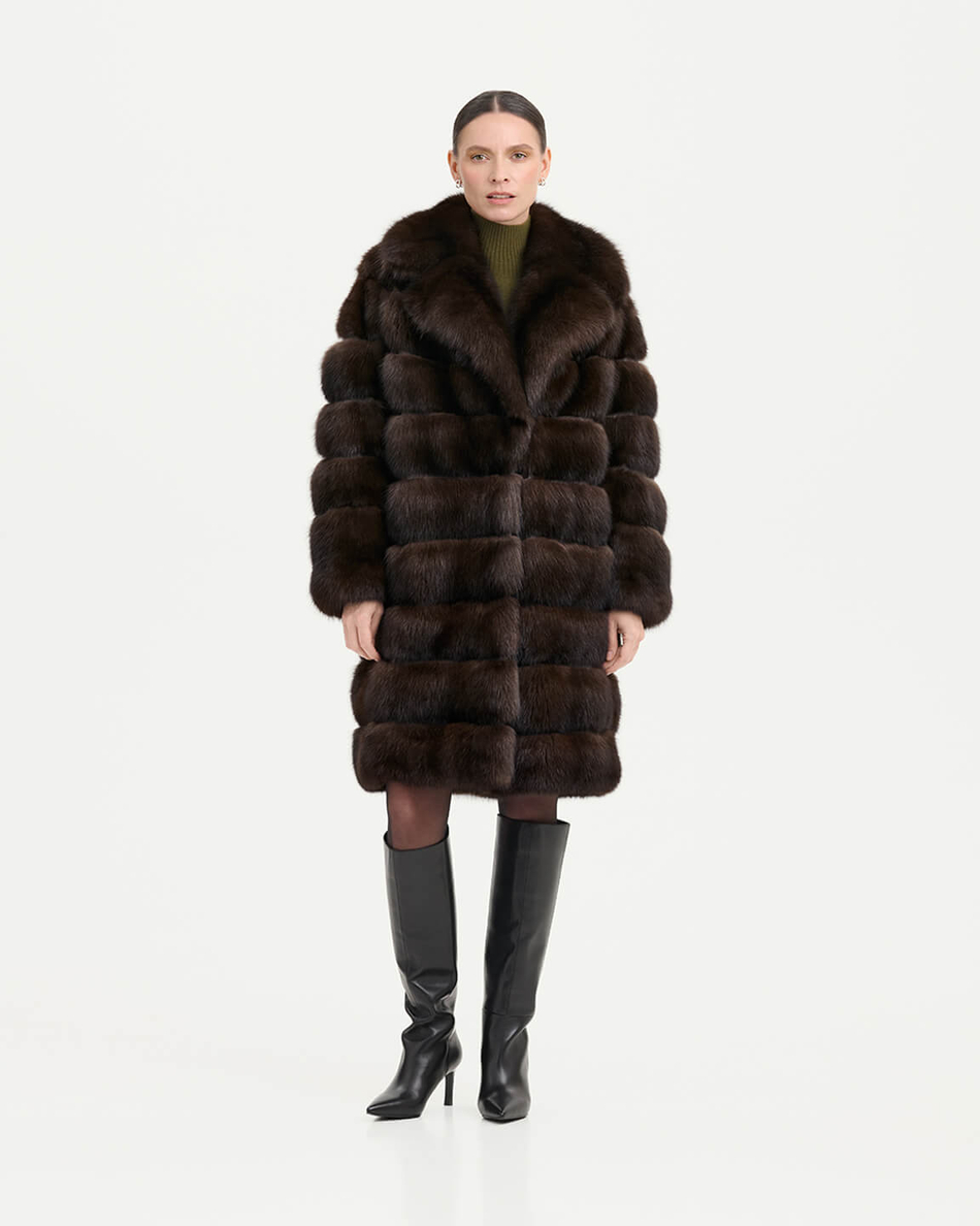 Шуба из меха соболя