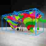 Верёвочная конструкция «Радужная паутина»