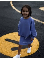 Костюм для девочек, толстовка и юбка