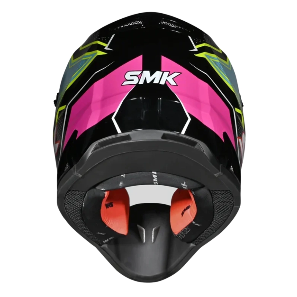 Шлем SMK ALLTERRA MAVERIX, цвет розовый/голубой/желтый (M)