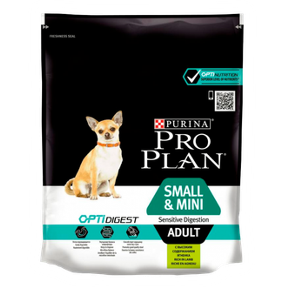 Purina Pro Plan Adult Small Сухой корм Про План для собак мелких пород с ягнёнком, 700 г