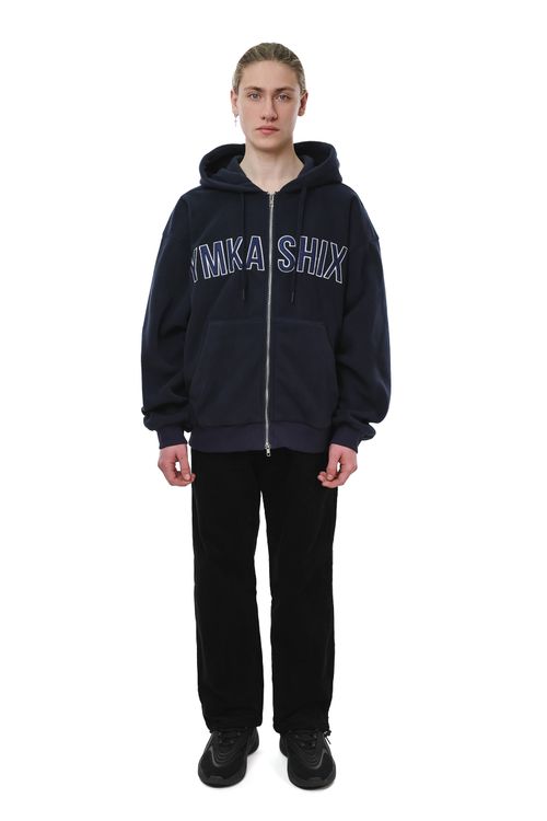 Худи Ymkashix Zip Original fleece темно-синее