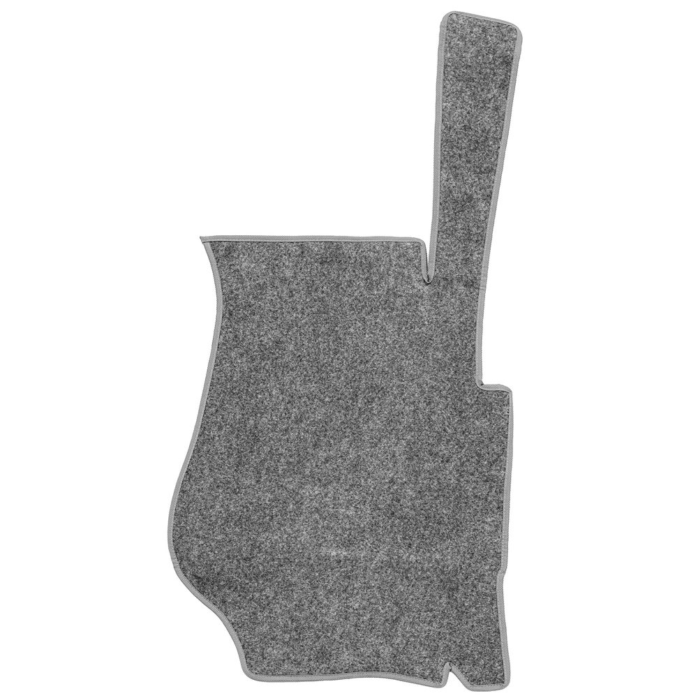 Ковры SCANIA 5 серии Р (автомат) (экокожа, черный, серый кант, серая вышивка)