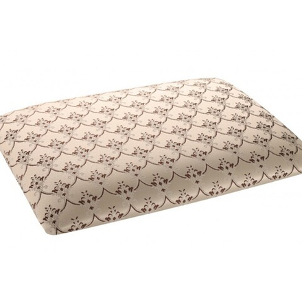 Банкетка "Римская" 350х490 дуб белый/серая патина/жаккард бежевый меланж РМ49/РБС49МЕЛ