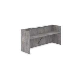 1КР-КЛ.001 Комплект Ресепшн с фартуком HPL (2432*750*1149) (без подсветки)