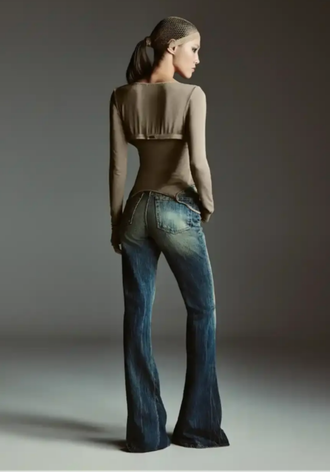 Джинсы клеш