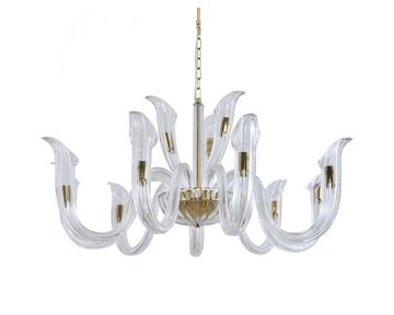 Подвесная люстра 12*G9 3653+9/C gold золото LILIA Newport