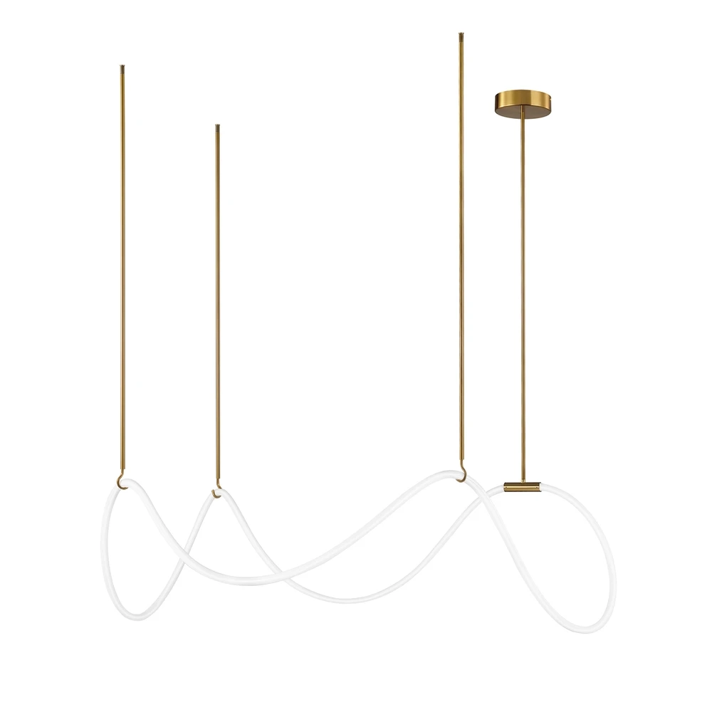 Подвесная люстра Loft It THREAD 10388P/C Brass