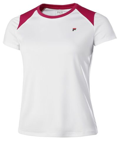 Женская теннисная футболка Fila T-Shirt Josephine W - White