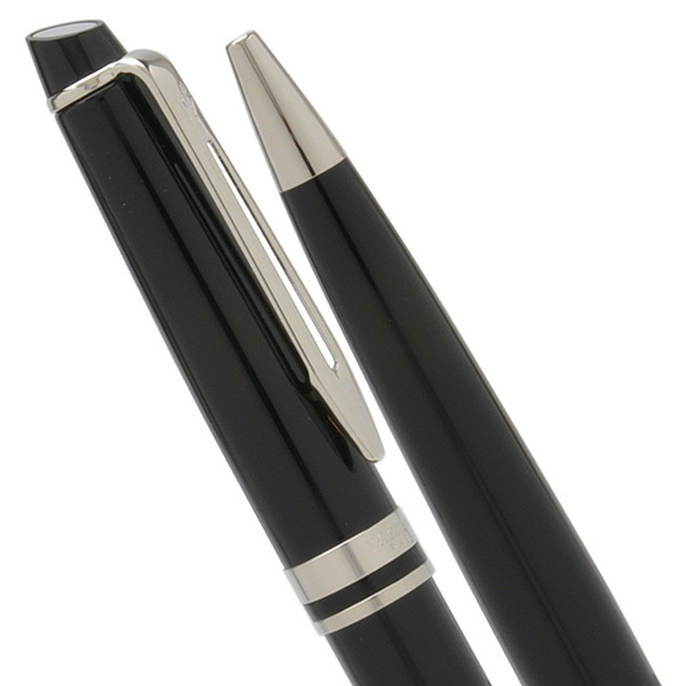 Шариковая ручка Waterman Expert 3, цвет: Black CT, стержень: Mblu