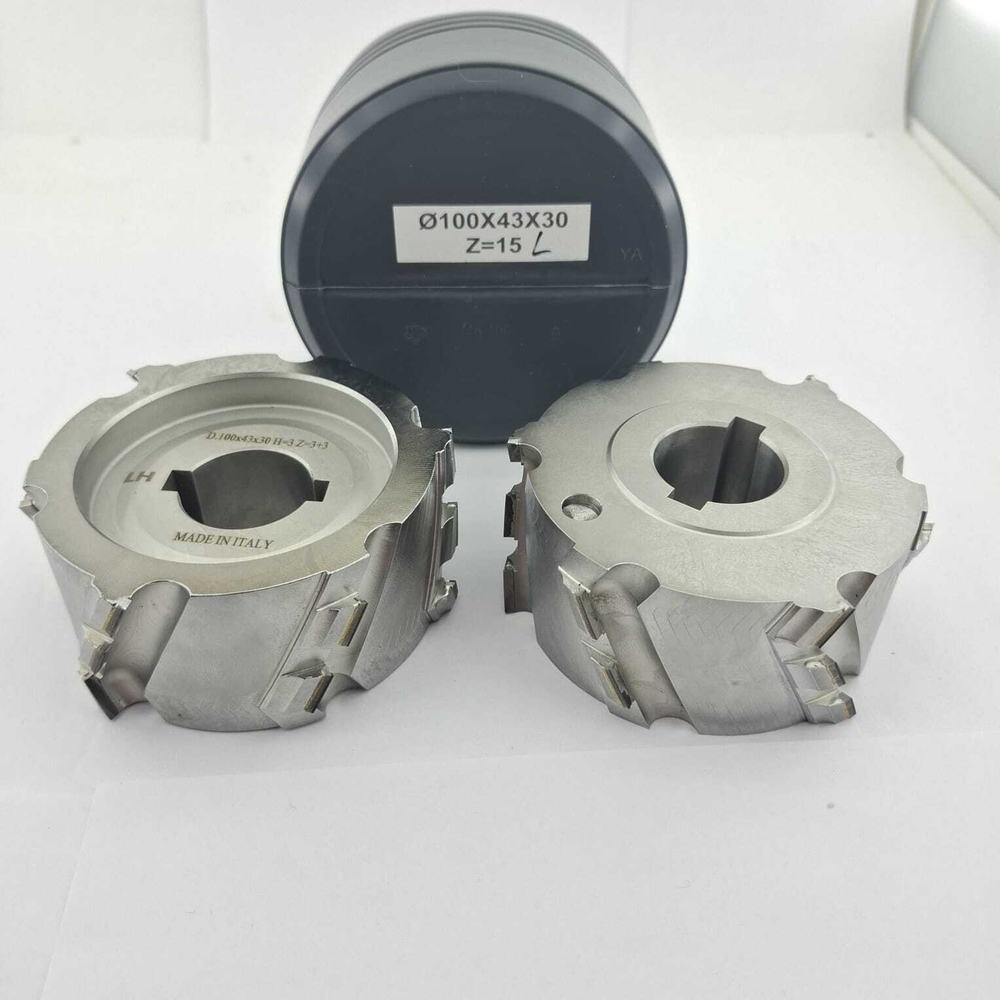 PCD фреза D.100x43x30+DKN Z=3+3 H=3 LH + RH для Brandt, SCM, IMA, Holzher
