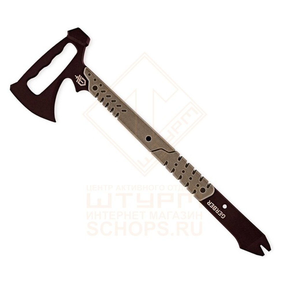 Томагавк тренировочный Gerber Downrange Tomahawk реплика, Tan