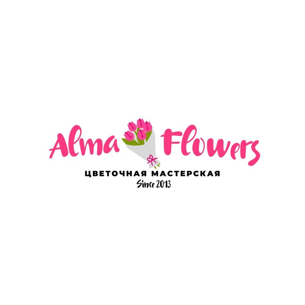 Авторская открытка &quot;Almaflowers.kz&quot;