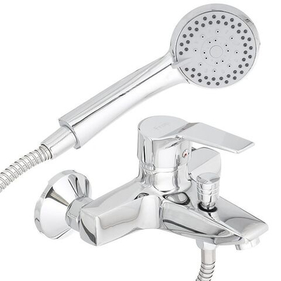 Смеситель для ванны, Frap, корот изл, с картриджем, хром, F3063