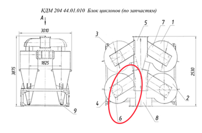КДМ204 44.01.070 Патрубок