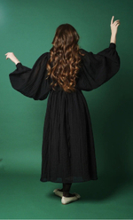 Платье с объемным рукавом, "Карнавальная ночь"