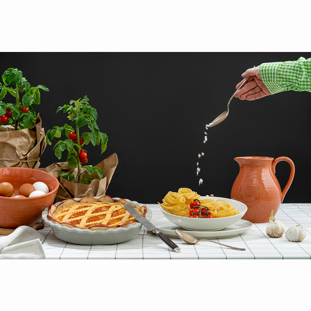 Блюдо для запекания in the village, D27 см, серое