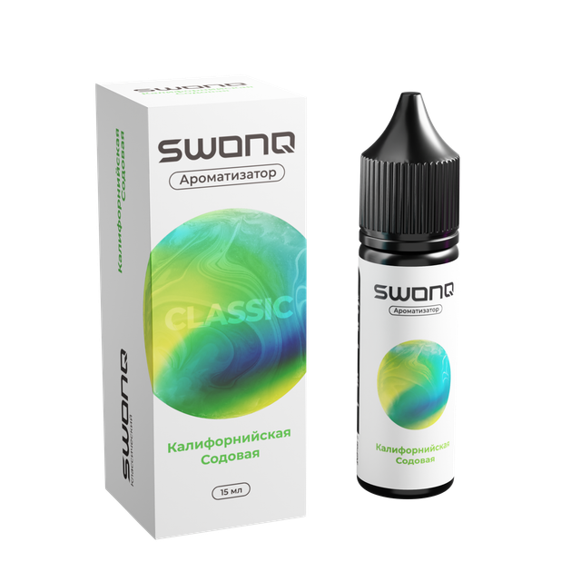 Ароматизатор SWONQ Classic Cluster 15 мл - Калифорнийская Содовая