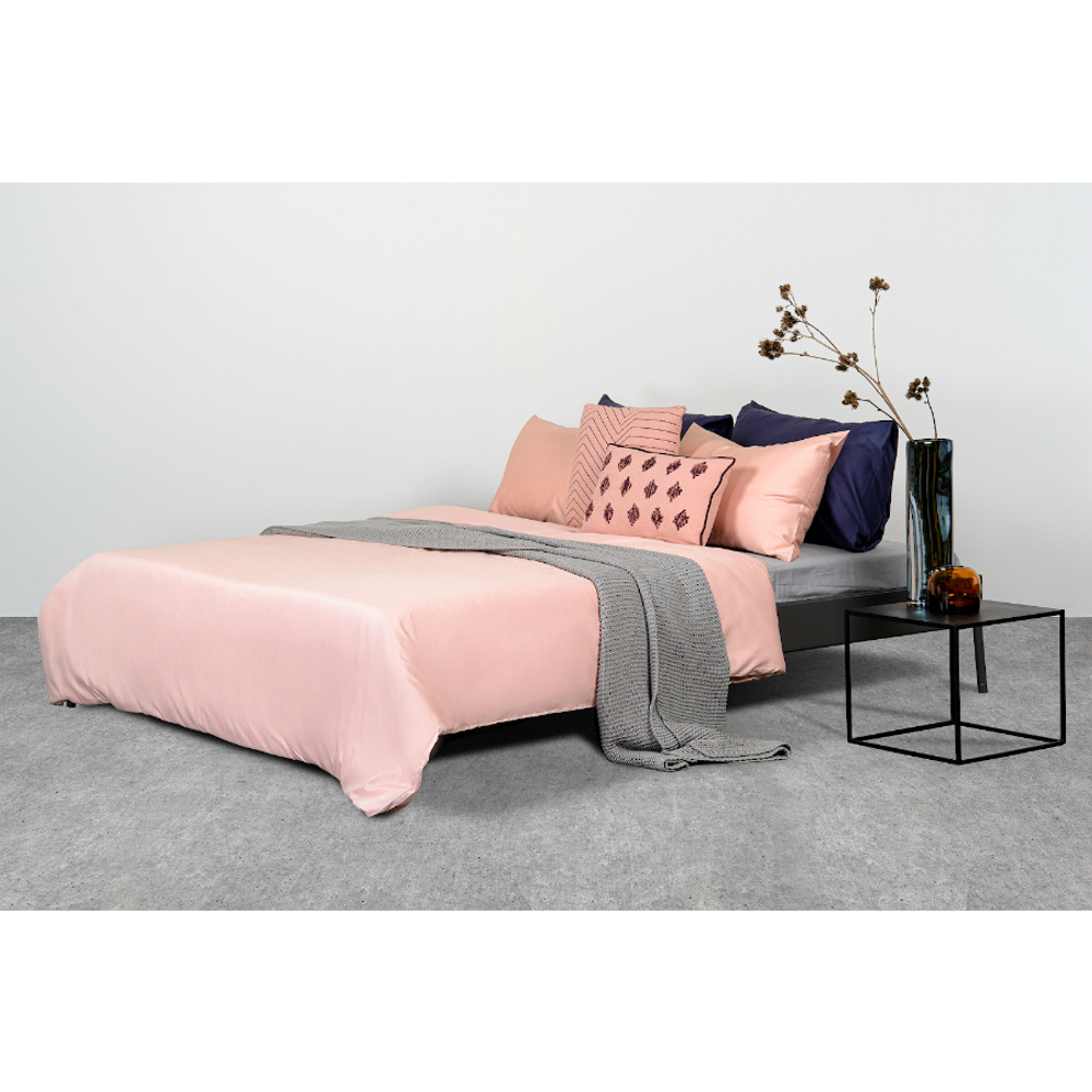 Подушка декоративная cтеганая 45х45 Tkano Ethnic пыльная роза