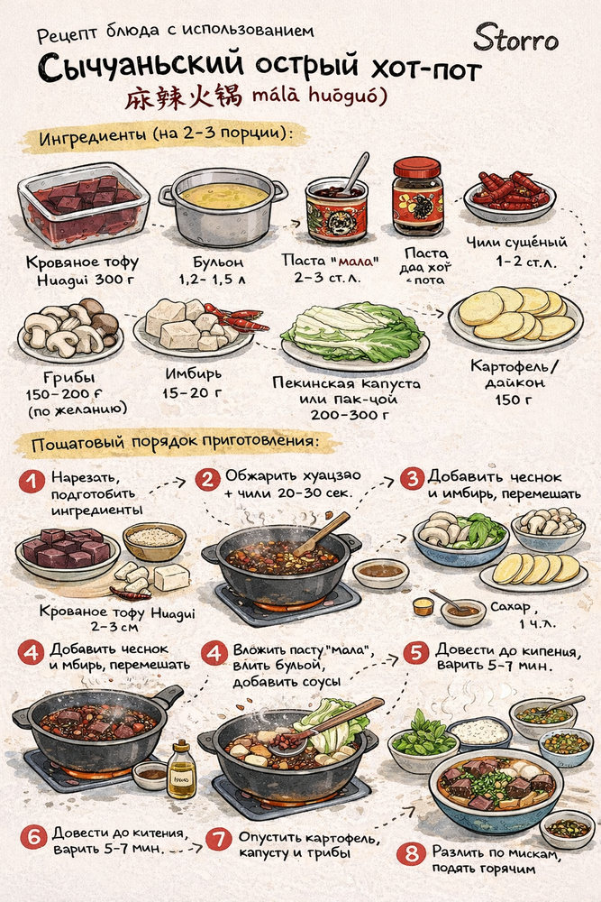 Кровяное тофу утиное Huagui 300 г